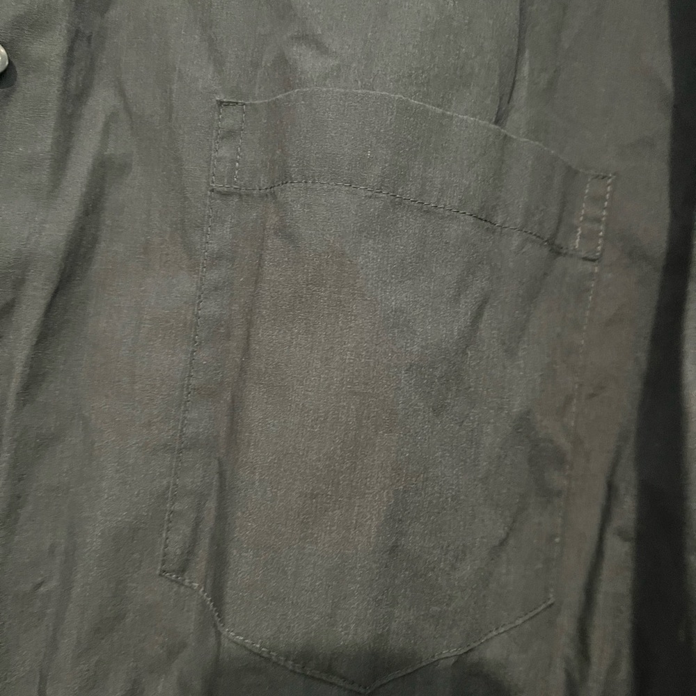 Two Men’s dress shirts by Synrgy Performance, purchased at DXL Big and Tall.